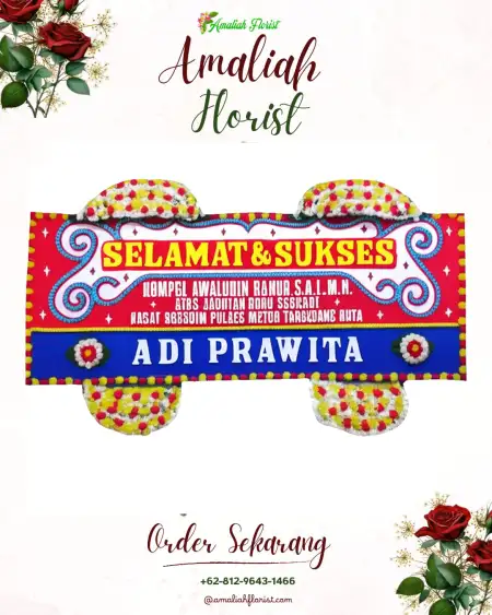 Papan Bunga Ucapan Selamat Nangkasawit